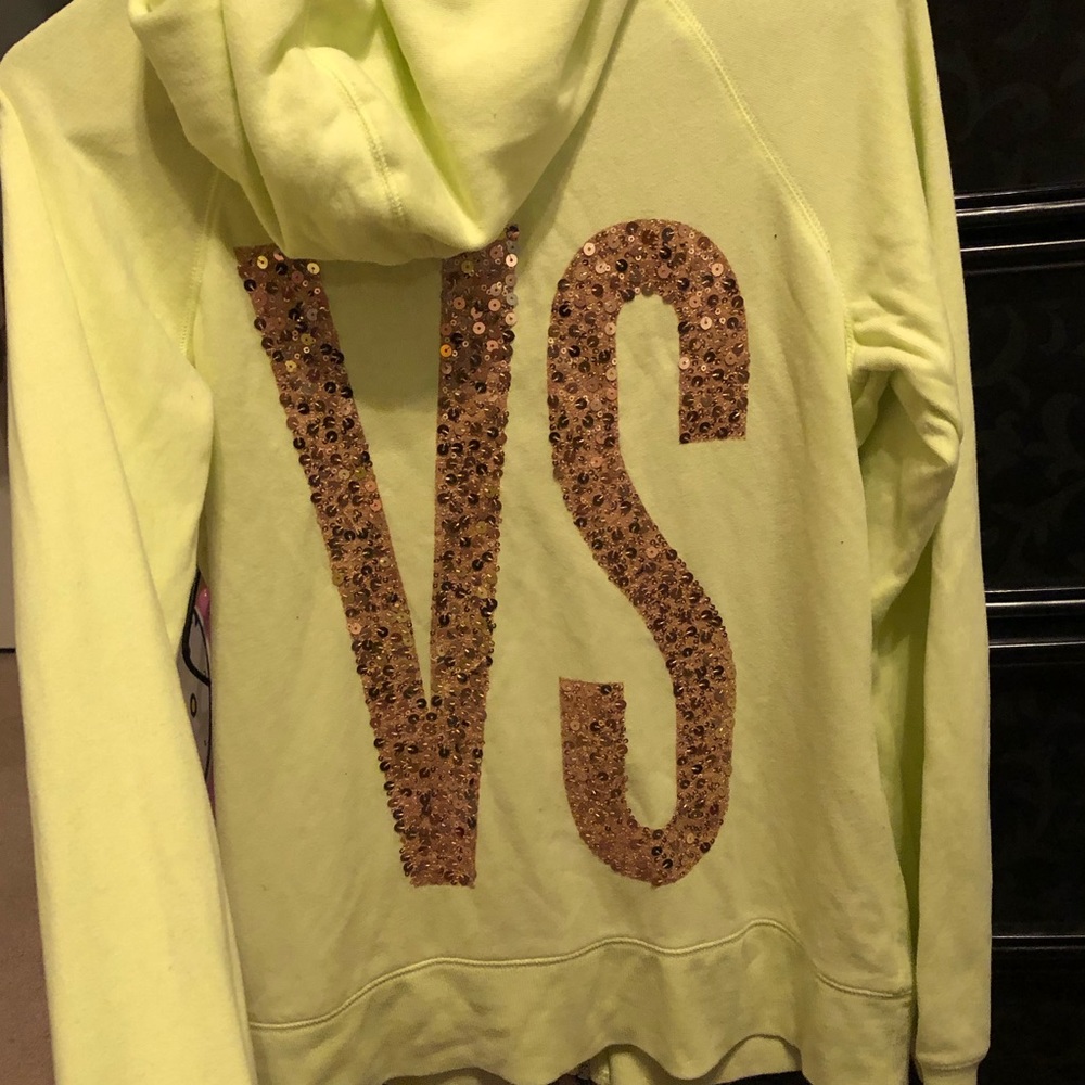 Victoria’s Secret Green & Gold Sparkly Jacket